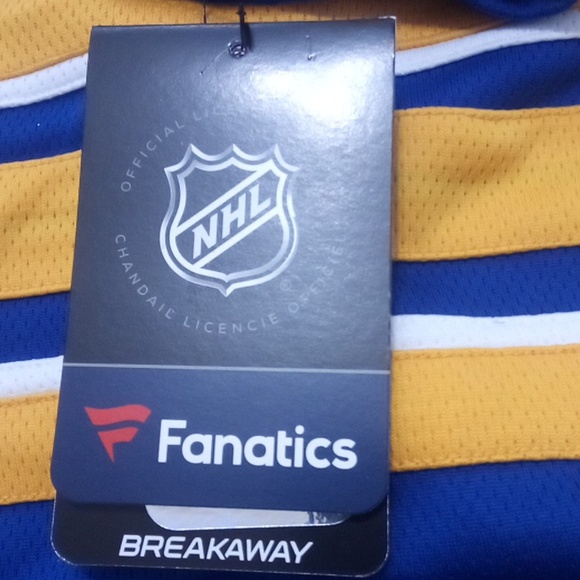 Buffalo Sabres Women's Jersey Eichel Fanatics Breakaway NWT - Picture 6 of 14